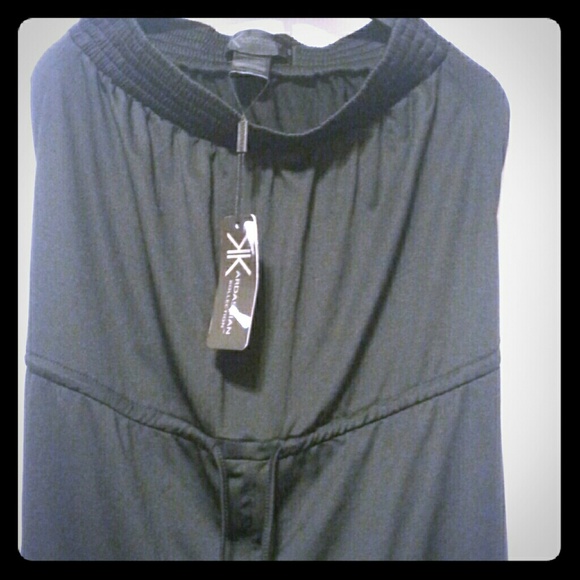 Kardashian kollection strapless jumpersuit