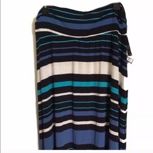 Merona Striped Maxi Skirt