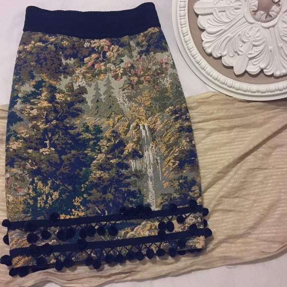 NWOT Anthropologie Tapestry Skirt