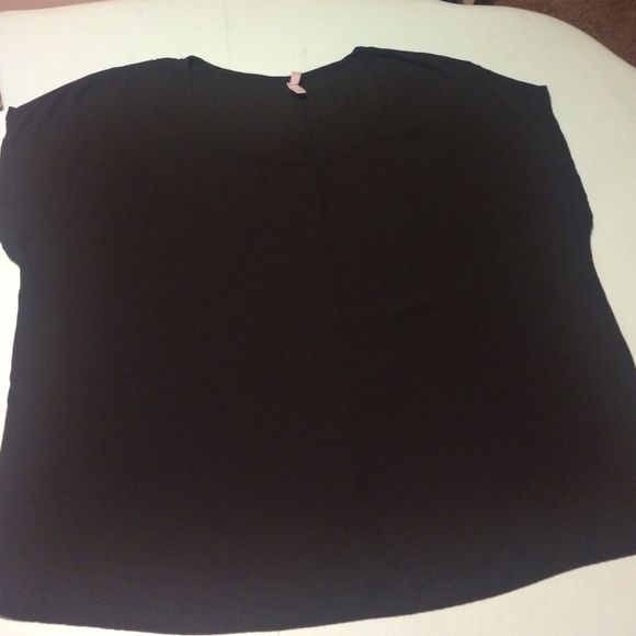 Black Plus Size Dress Top