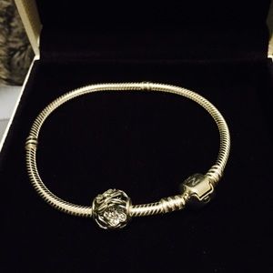 pandora sliver charm bracelet
