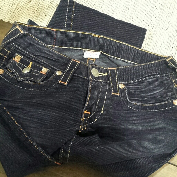 Corduroy True Religion yellow stitches - Picture 2 of 4