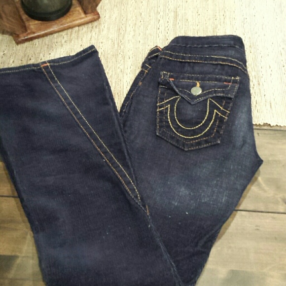 Corduroy True Religion yellow stitches - Picture 3 of 4