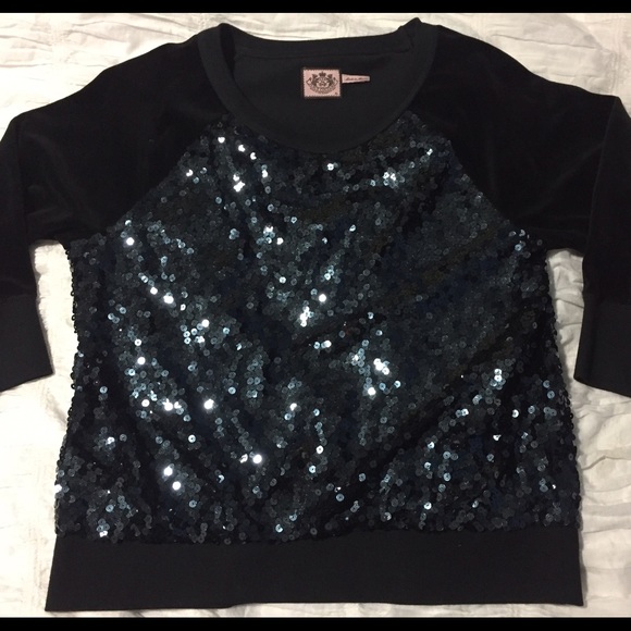 NWOT Juicy Couture Sequin Sweatshirt