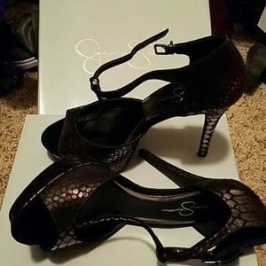 Jessica Simpson t strap heels
