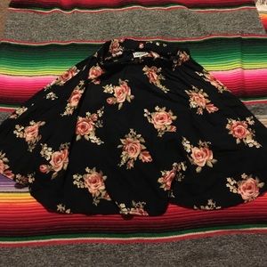 Rampage early 90s mini skirt floral