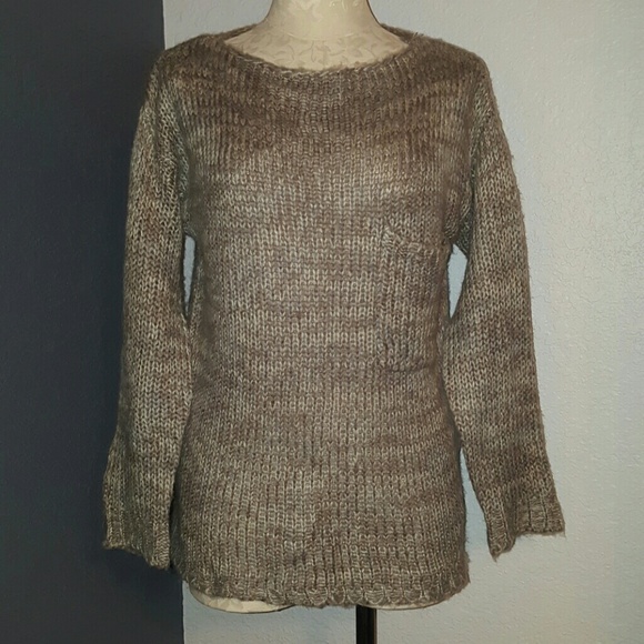 Cream chunky knit sweater