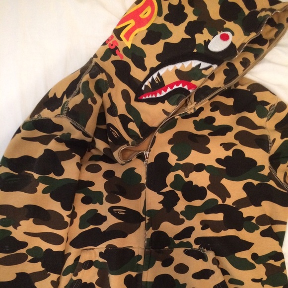 Bape shark hoodie
