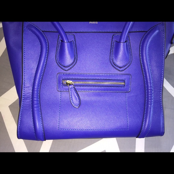 " Designer Inspired Micro Luggage Handbag "