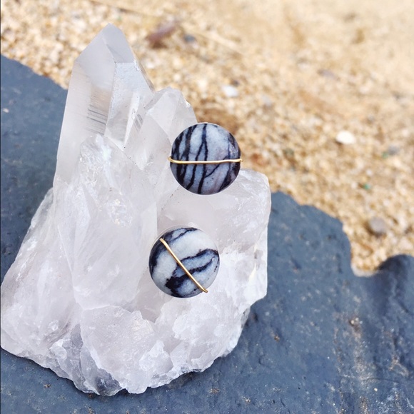 Zebra Jasper Earrings