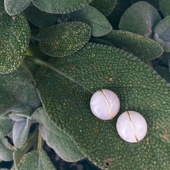 White Jade Earrings