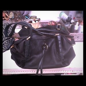Nina Ricci black leather small handbag
