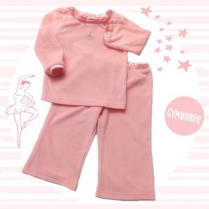 EUC Gymboree 18-24mo velour lounge set