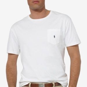 White Polo by Ralph Lauren (with pocket)