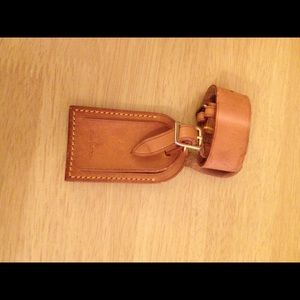 Louis Vuitton luggage tag authentic