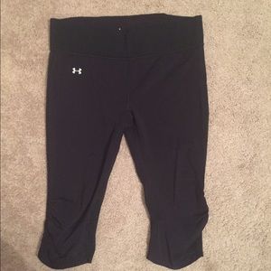 UA Crop Leggings Black