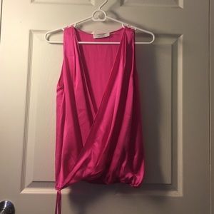 Never worn Robert Rodriguez Pink silk blouse!