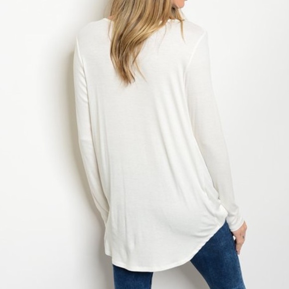 Criss-Cross Surplice Top - Picture 2 of 2