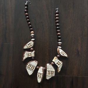 Chunky tribal necklace