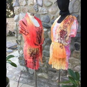 High Low TOP/VEST SIZE MEDIUM. Each