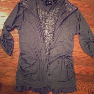 Miss Me cardigan sz small