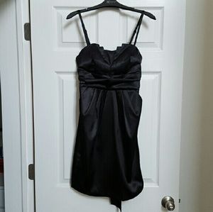 Black short dress
