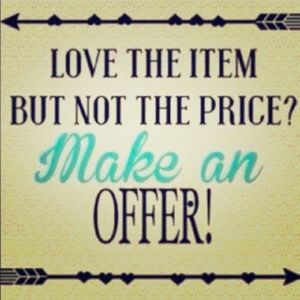 Everything is negotiable!!!