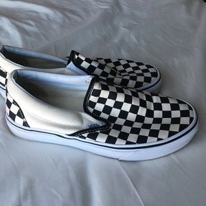 Checkered Slip-On Vans