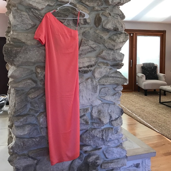 Banana Republic Monogram Silk Column Maxi Dress