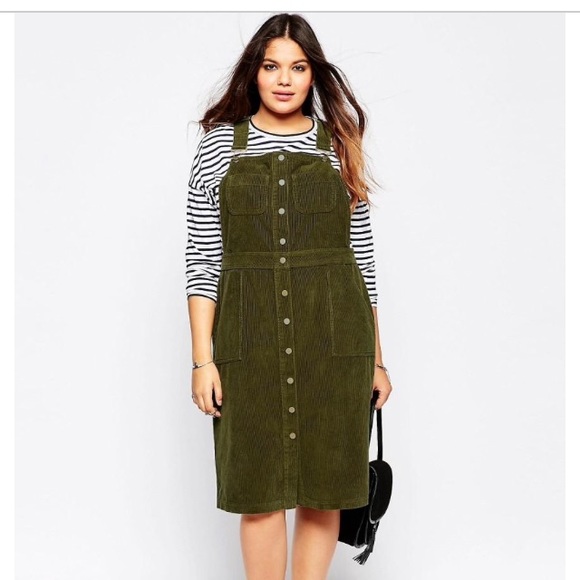 ASOS Curve Dresses & Skirts - Corduroy overall dress