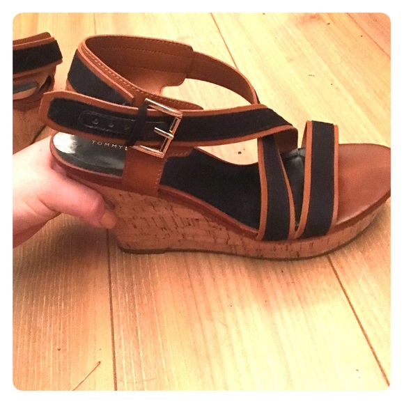 Tommy Hilfiger Navy Heels
