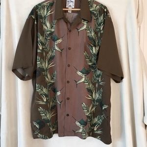 GUY HARVEY SHORT SLEEVE BUTTON UP