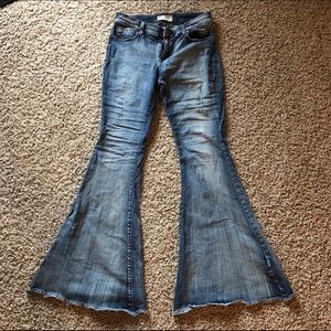 Free People Denim Super Flare