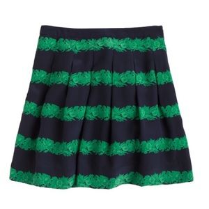 🌷NWT J. Crew Beanstalk Silk Skirt Size 2