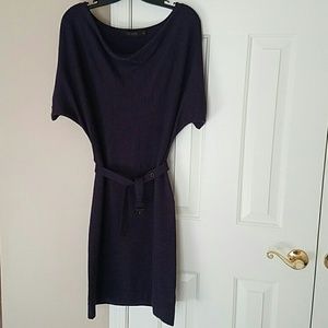 Limited Women's Sweater Dress in Eggplant Purple M