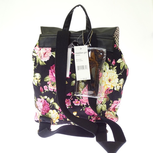 Steve Madden Girl Floral Backpack  Closeout Price - Picture 3 of 4
