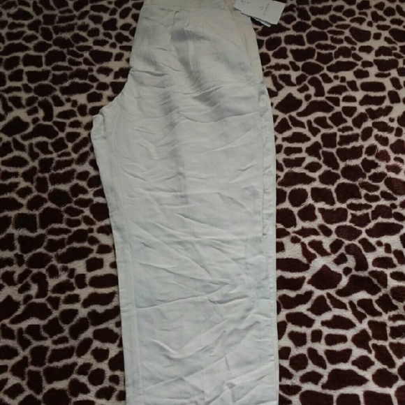 Gorgeous cream colored linen pants!
