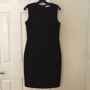 Black Calvin Klein Sheath Dress