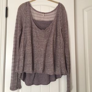 Free People purple top