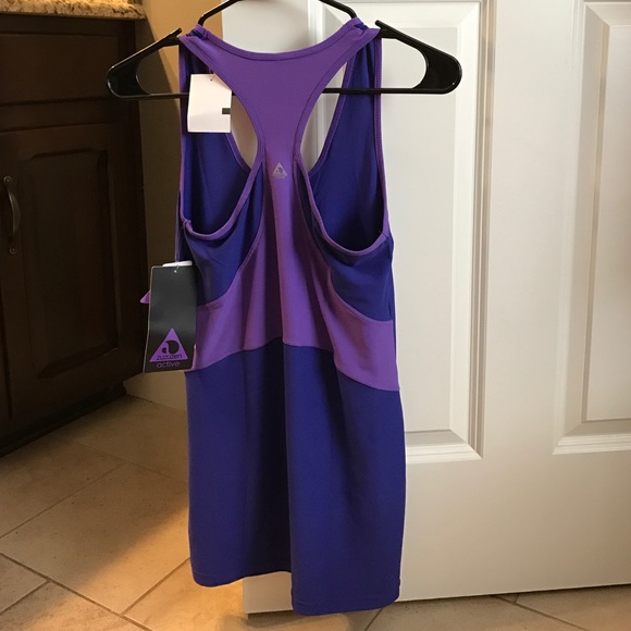 Zuzuzen Active purple workout tank racerback small - Picture 2 of 3