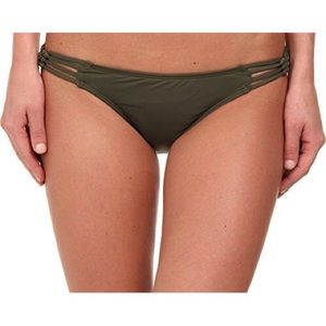 L Space Olive Green Knot Bottoms- Large