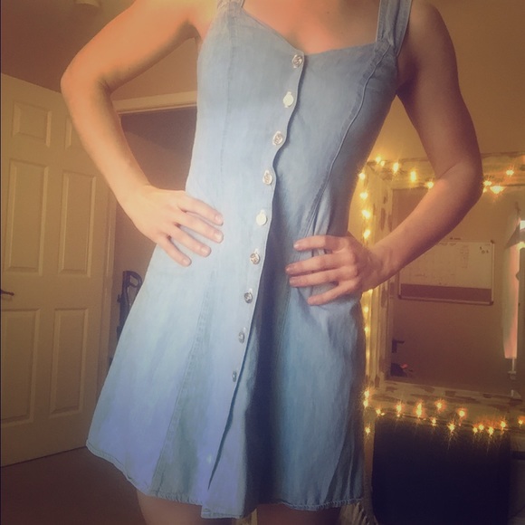 Moda International Dresses & Skirts - Vintage moda international denim dress