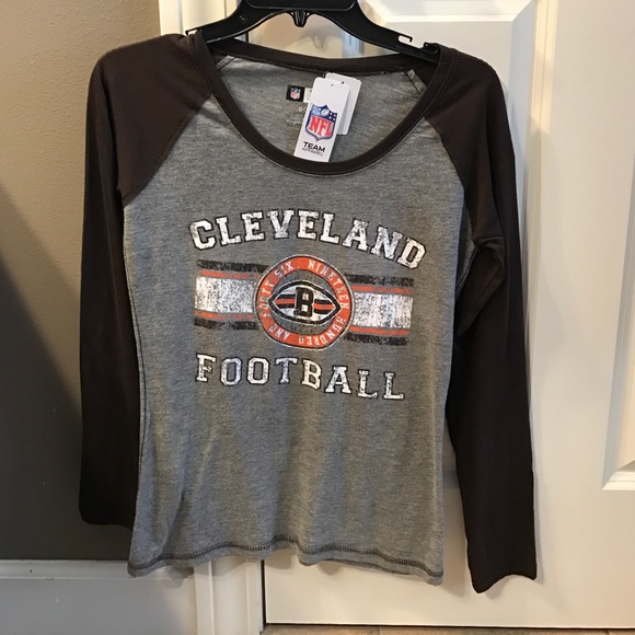NFL Cleveland Brown's football long sleeve shirt S