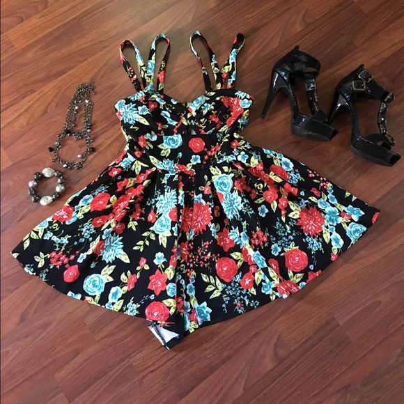 Flowery Mini Romper