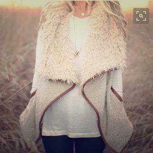 Sherpa style vest