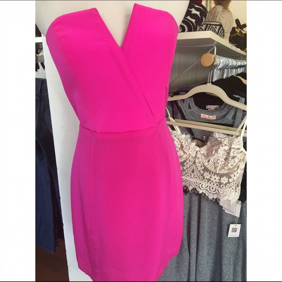 Hot Pink NAVEN dress small