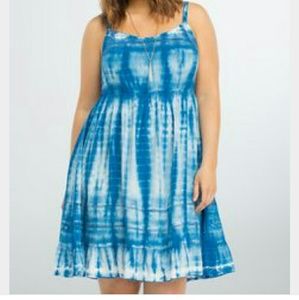Torrid gauzy tye dye sundress