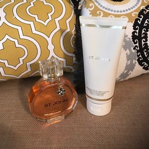 St.John Ladies perfume and lotion set