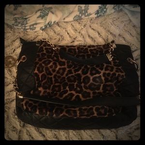 Michael kors leopard hand bag