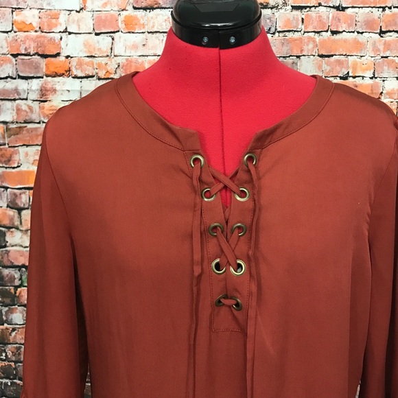 ❌SOLD❌Cinnamon Bell Sleeve Swing Dress - Picture 5 of 8